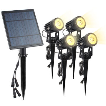 Portable High Lumen Flood Garden Outdoor Waterproof Ip65 Solar LED Spot Light factory direct price